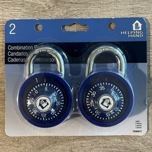 2 pcs Combination Padlock